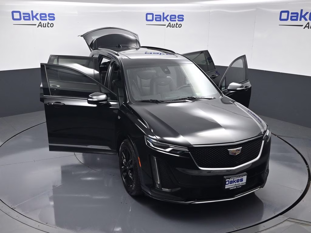 2023 Stellar Black Metallic Cadillac XT6 Sport AWD SUV