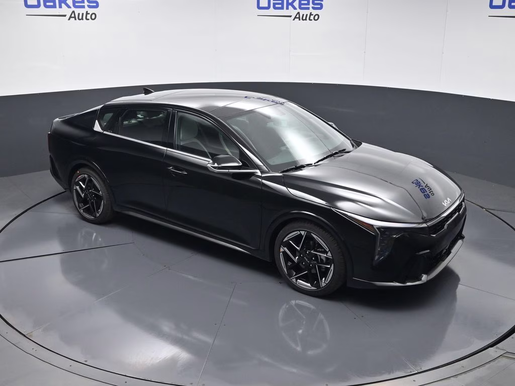 2026 Aurora Black Pearl Kia K4 GT-Line FWD Sedan