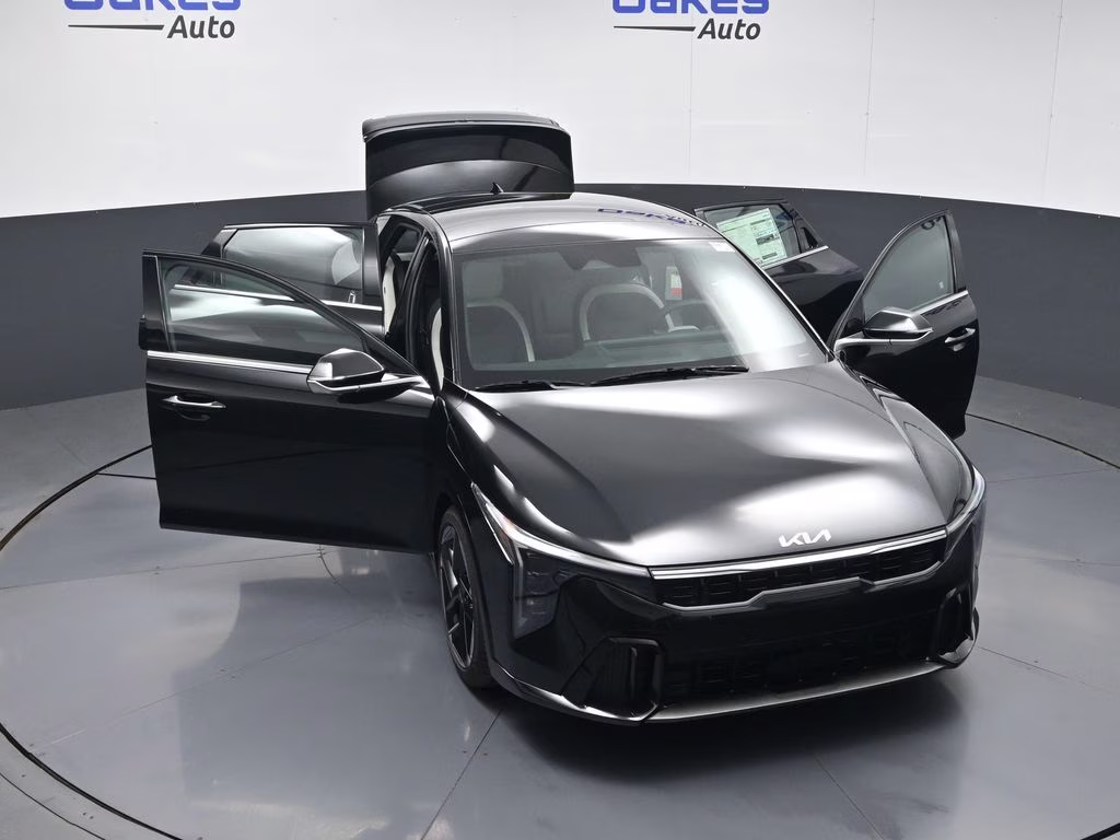 2026 Aurora Black Pearl Kia K4 GT-Line FWD Sedan