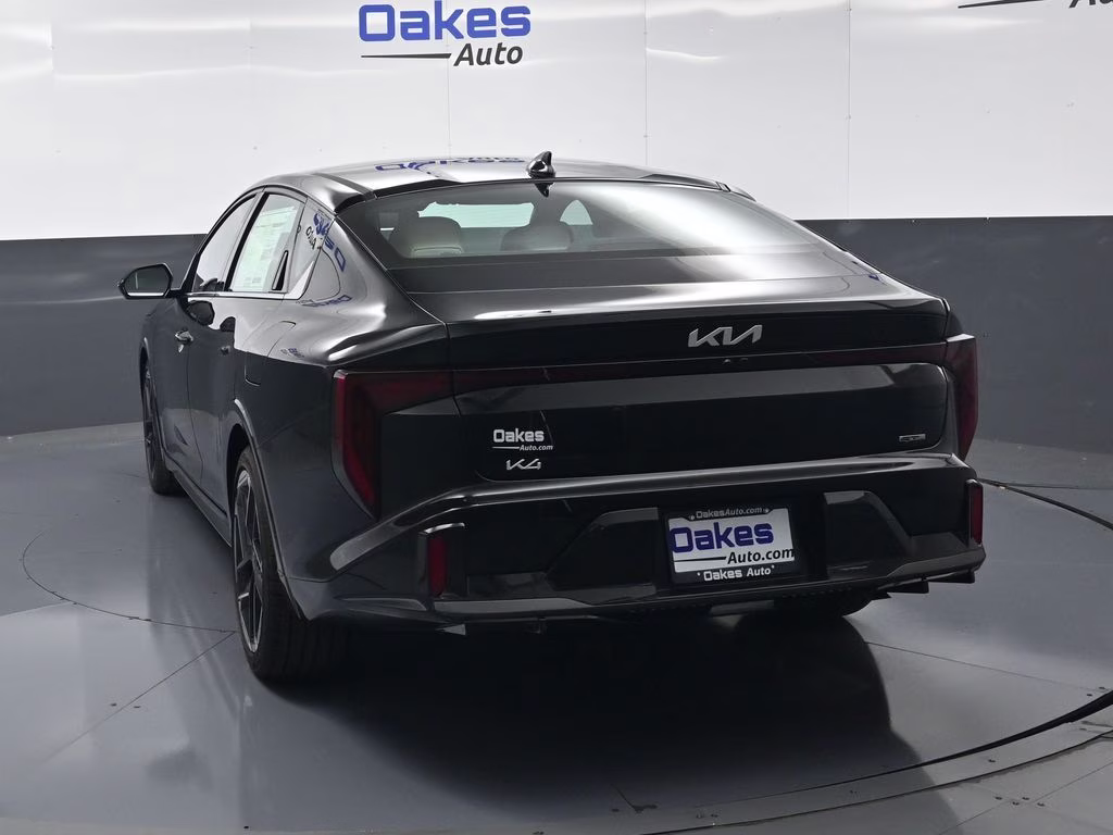 2026 Aurora Black Pearl Kia K4 GT-Line FWD Sedan