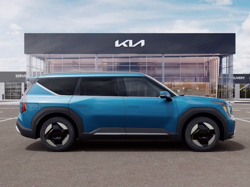 2026 Ocean Blue Kia EV9 Wind AWD SUV