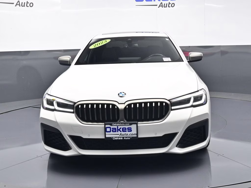 2023 Alpine White BMW 5 Series M550i xDrive AWD Sedan