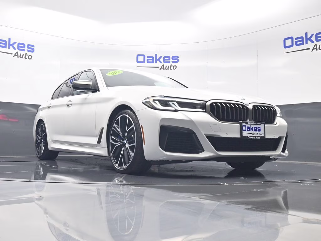 2023 Alpine White BMW 5 Series M550i xDrive AWD Sedan
