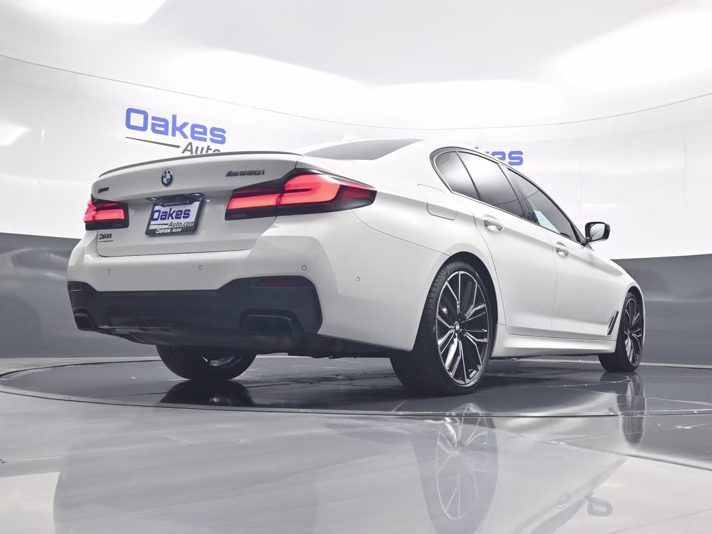 2023 Alpine White BMW 5 Series M550i xDrive AWD Sedan
