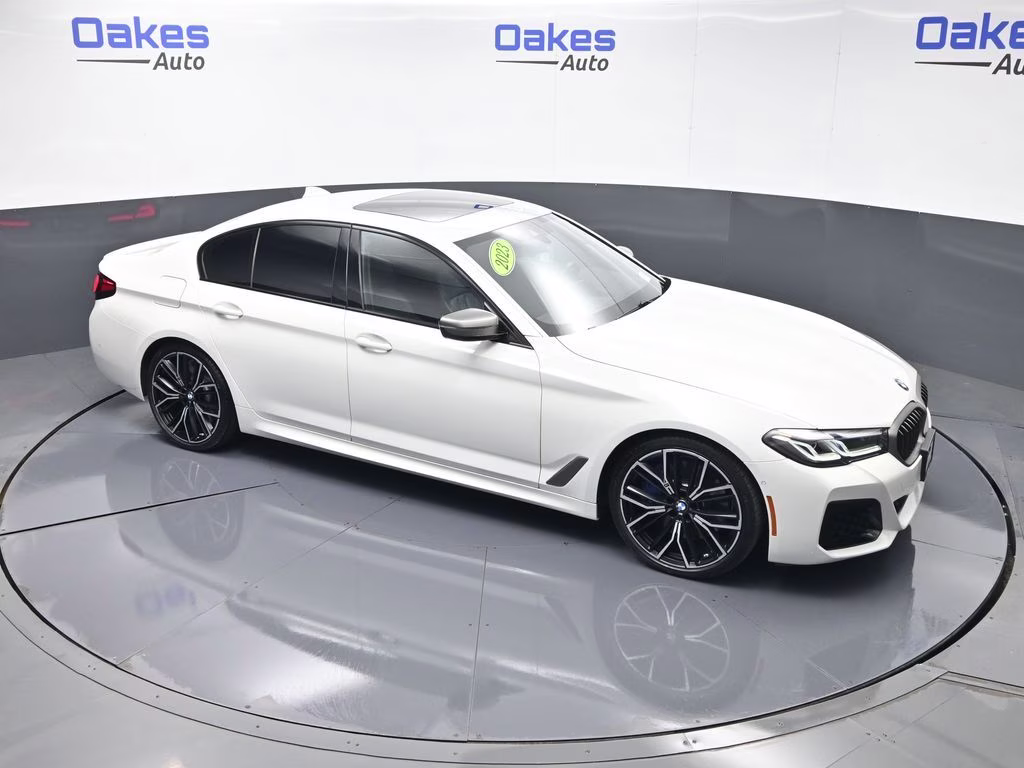 2023 Alpine White BMW 5 Series M550i xDrive AWD Sedan