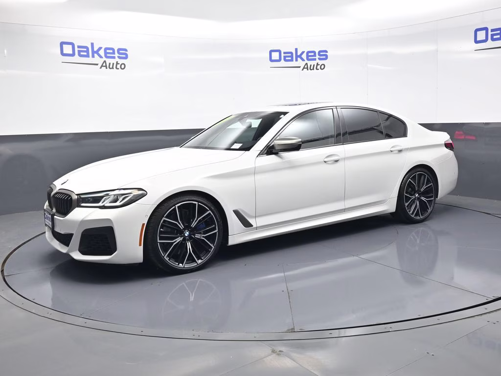 2023 Alpine White BMW 5 Series M550i xDrive AWD Sedan