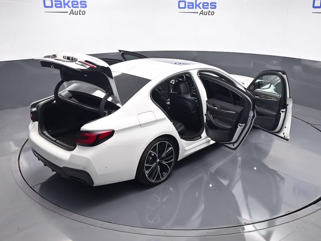 2023 Alpine White BMW 5 Series M550i xDrive AWD Sedan