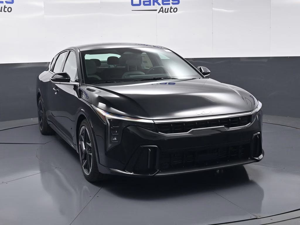 2026 Aurora Black Pearl Kia K4 GT-Line FWD Sedan