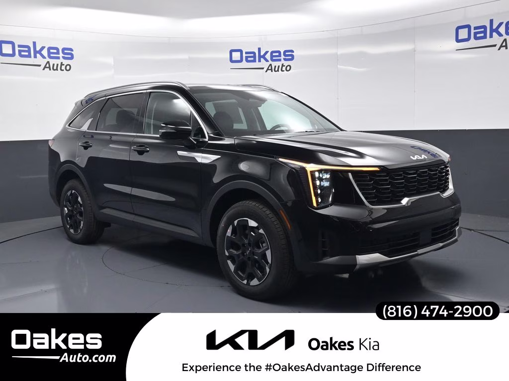 2026 Ebony Black Kia Sorento S AWD SUV