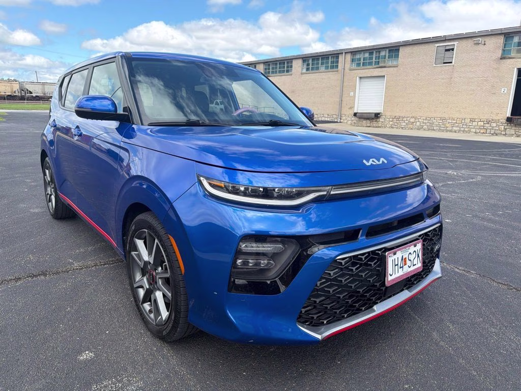 2022 Neptune Blue Kia Soul Turbo FWD Hatchback