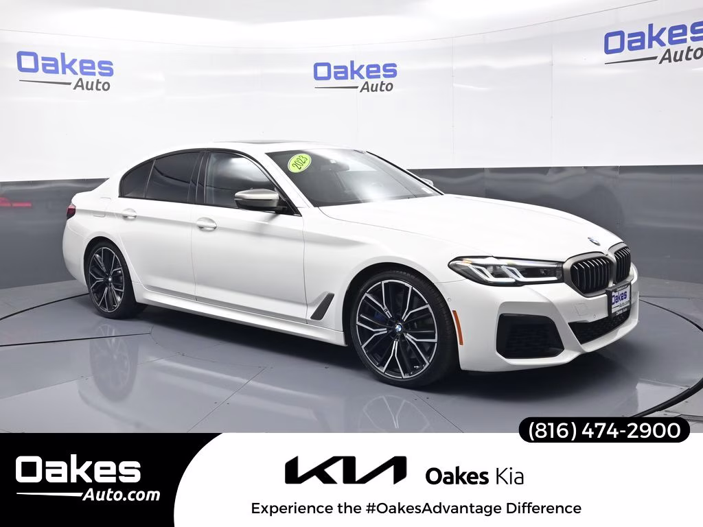 2023 Alpine White BMW 5 Series M550i xDrive AWD Sedan