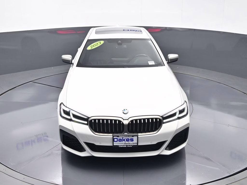 2023 Alpine White BMW 5 Series M550i xDrive AWD Sedan