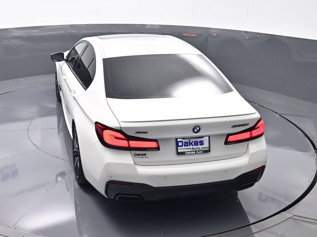 2023 Alpine White BMW 5 Series M550i xDrive AWD Sedan