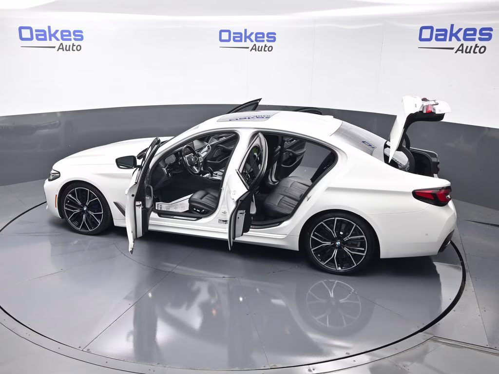 2023 Alpine White BMW 5 Series M550i xDrive AWD Sedan