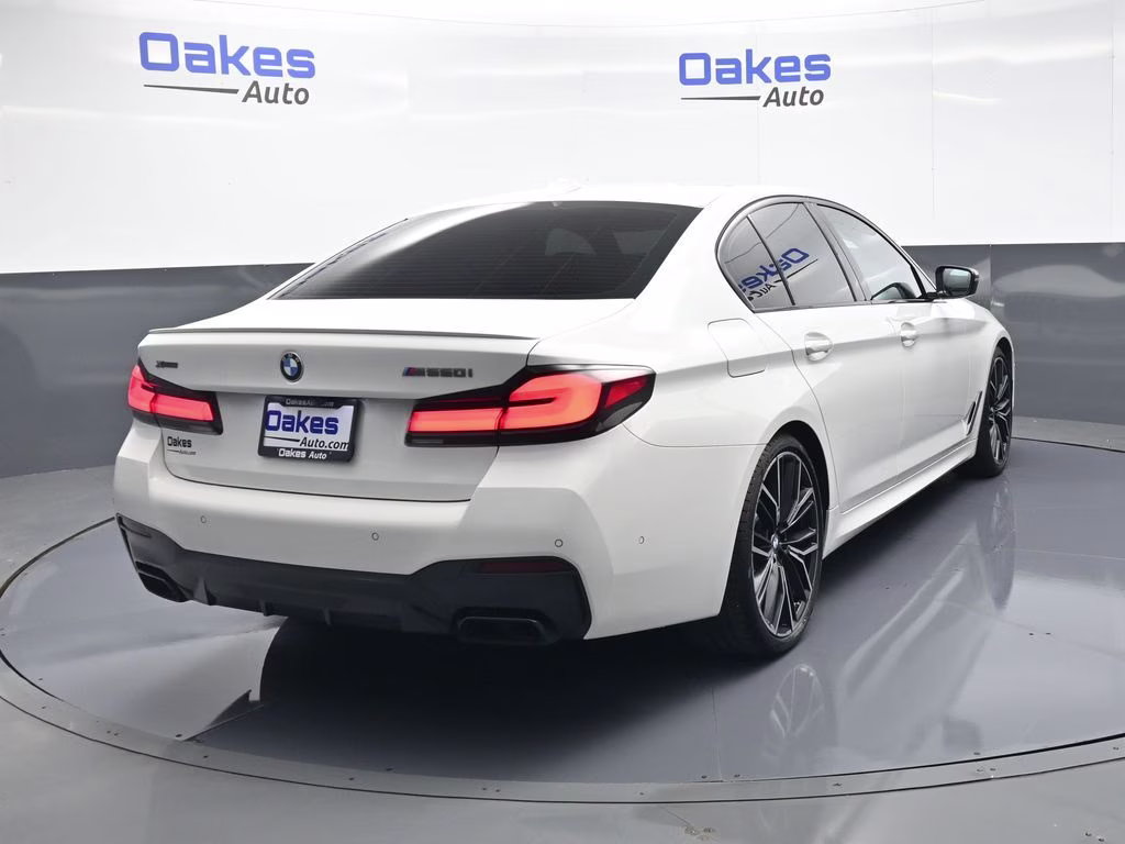 2023 Alpine White BMW 5 Series M550i xDrive AWD Sedan