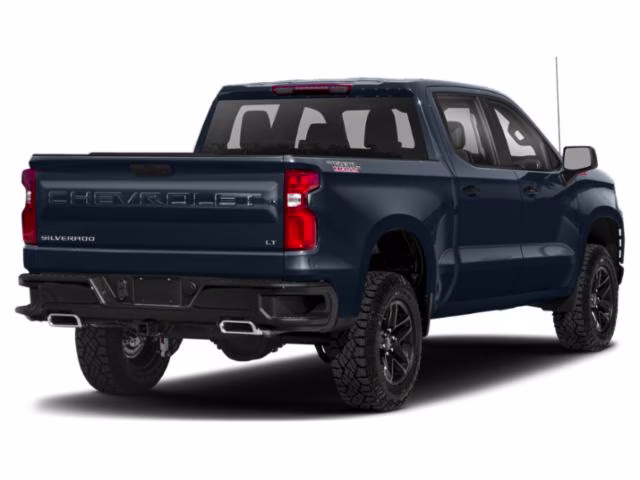 2022 Northsky Blue Metallic Chevrolet Silverado 1500 LTD LT Trail Boss 4X4 Truck