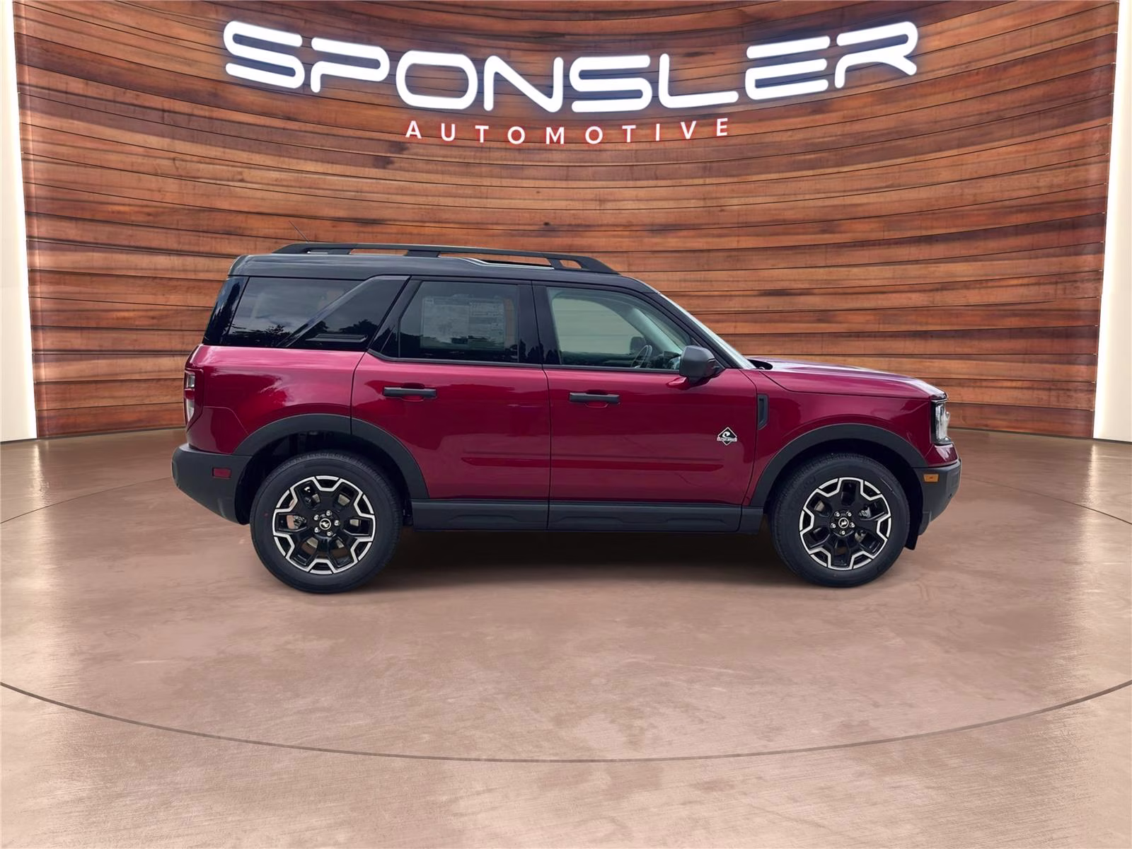 2026 Ruby Red Metallic Tinted Clearcoat Ford Bronco Sport Outer Banks 4X4 SUV