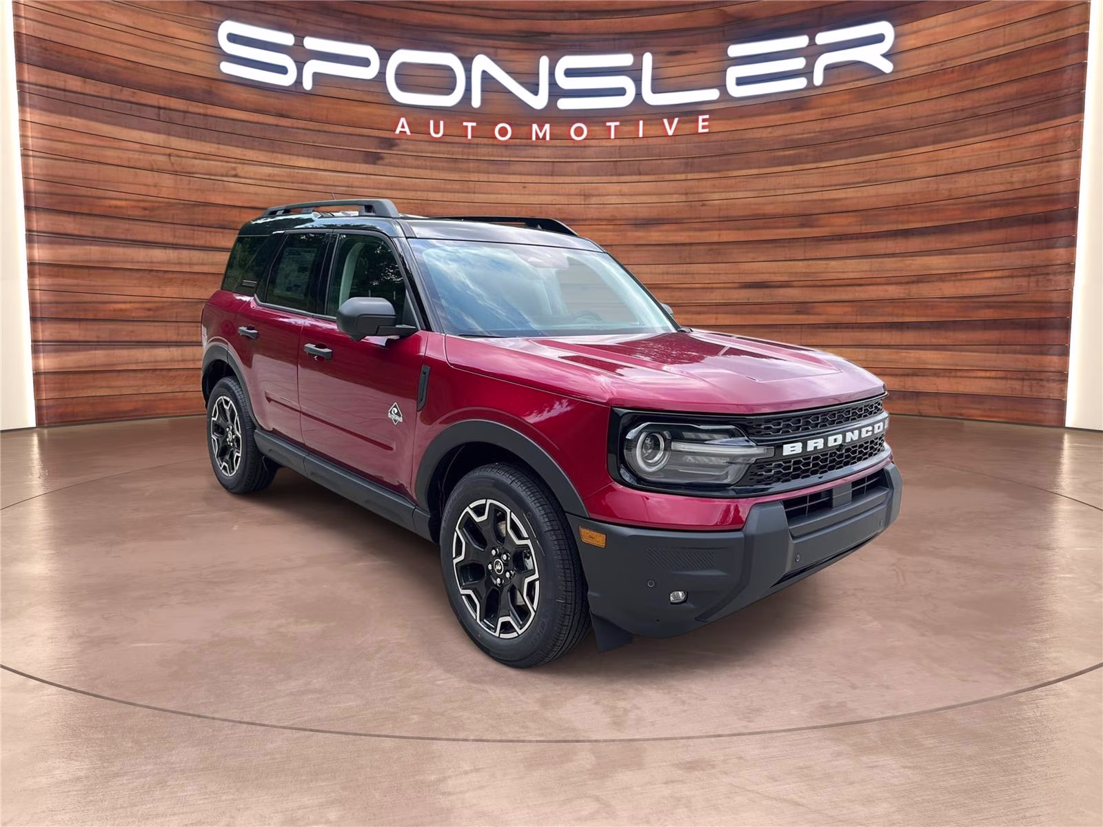 2026 Ruby Red Metallic Tinted Clearcoat Ford Bronco Sport Outer Banks 4X4 SUV