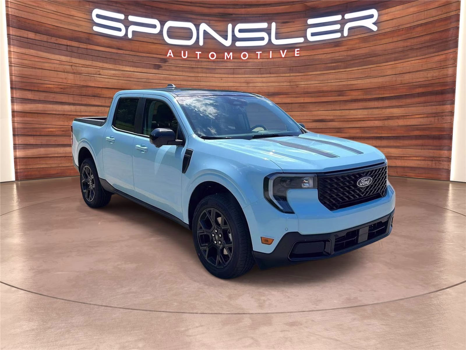 2026 Light Blue Ford Maverick LARIAT AWD Truck