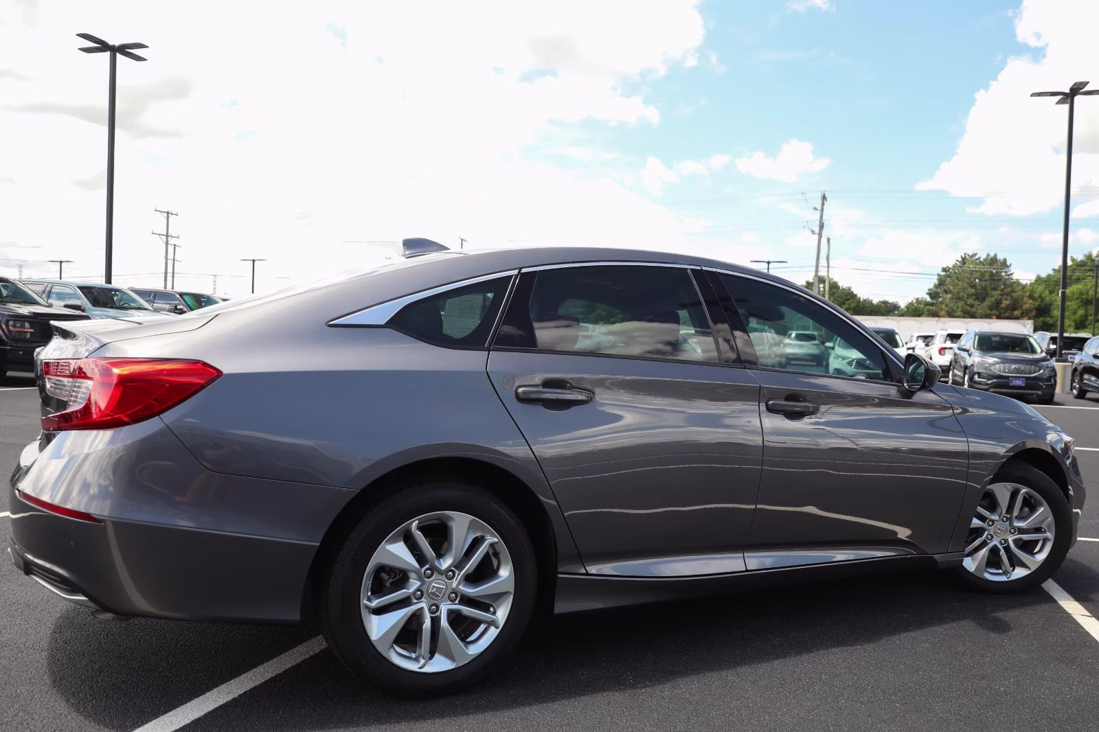 2019 Modern Steel Metallic Honda Accord Sedan LX 1.5T FWD Sedan
