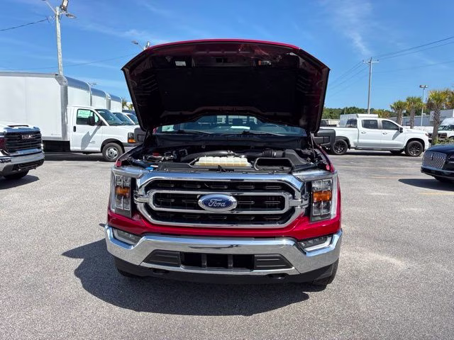 2022 Rapid Red Metallic Tinted Clearcoat Ford F-150 XLT 4X4 Truck
