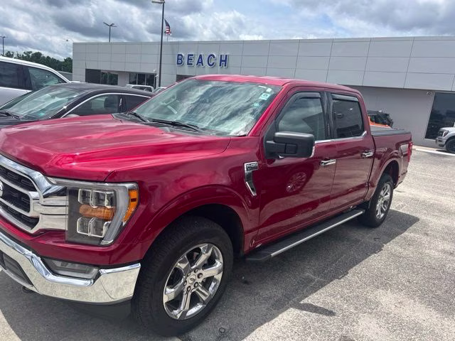 2022 Red Metallic Ford F-150 XLT 4X4 Truck