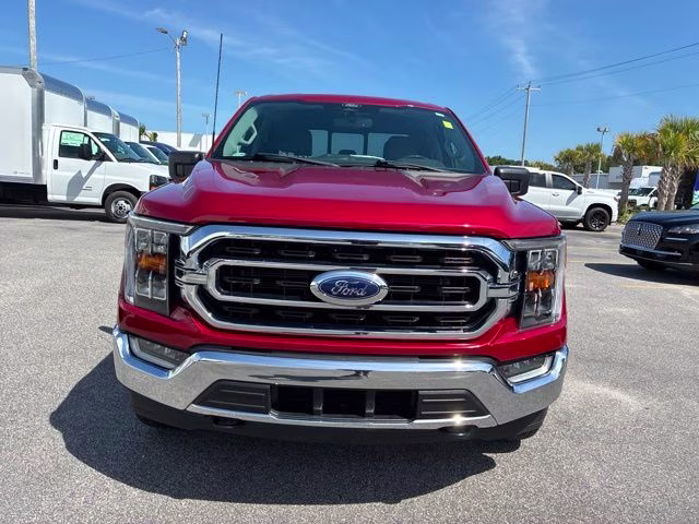 2022 Rapid Red Metallic Tinted Clearcoat Ford F-150 XLT 4X4 Truck