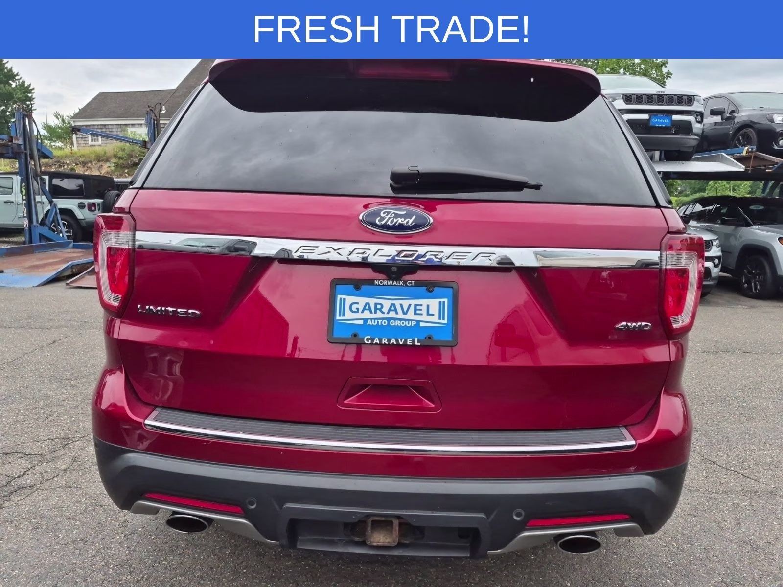 2018 Ruby Red Metallic Ford Explorer Limited 4X4 SUV