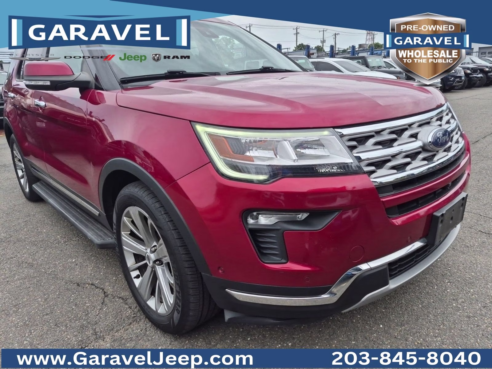 2018 Ruby Red Metallic Ford Explorer Limited 4X4 SUV