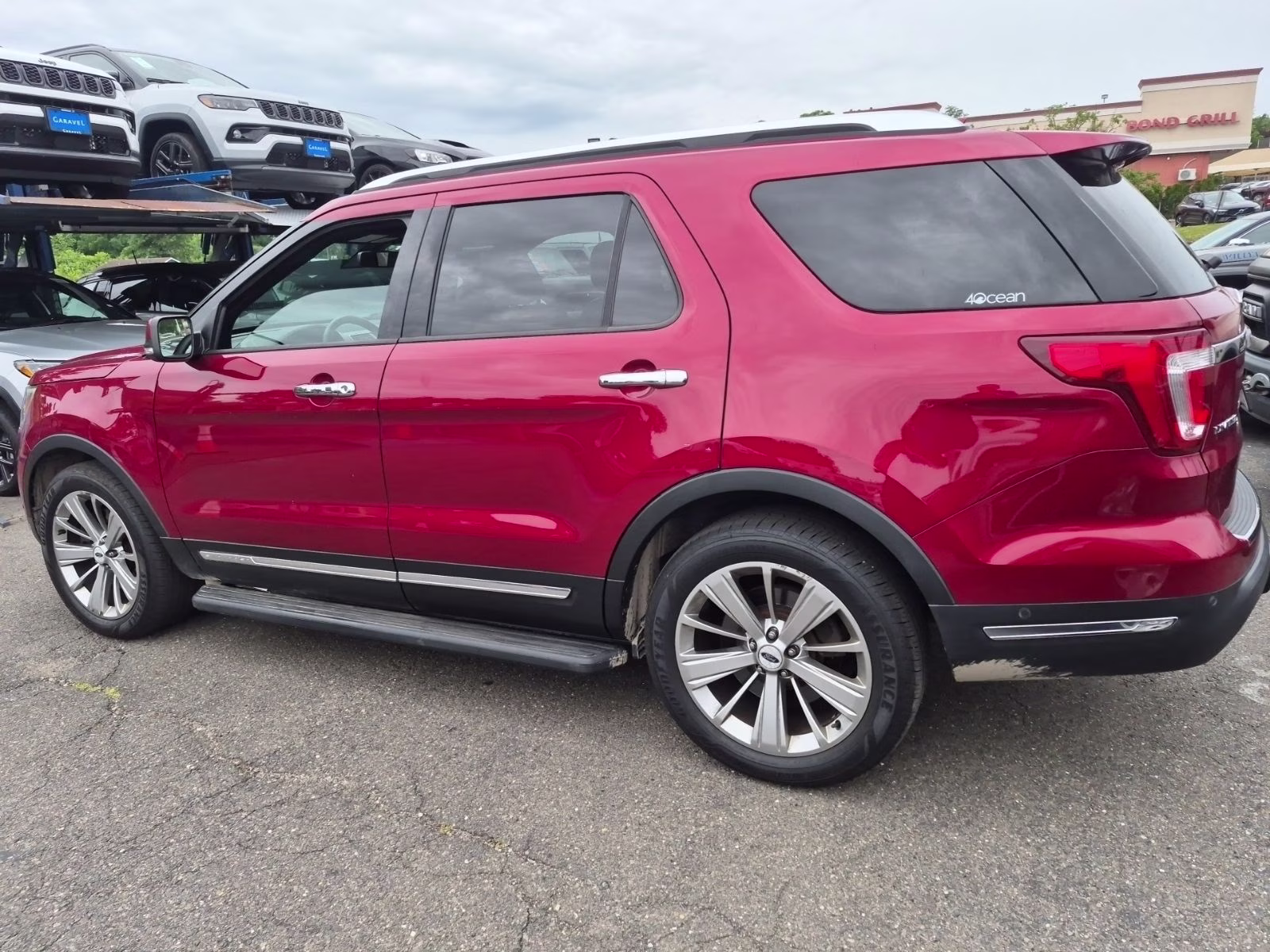 2018 Ruby Red Metallic Ford Explorer Limited 4X4 SUV