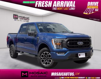 2023 Blue Metallic Ford F-150 XLT 4X4 Truck