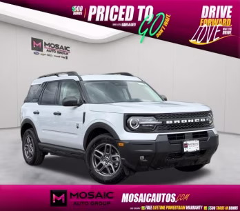 2026 Space White Metallic Ford Bronco Sport Big Bend 4X4 SUV