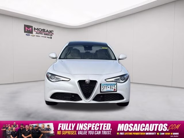 2019 Trofeo White Tri-Coat Alfa Romeo Giulia Ti AWD Sedan
