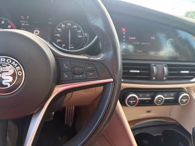2019 Trofeo White Tri-Coat Alfa Romeo Giulia Ti AWD Sedan