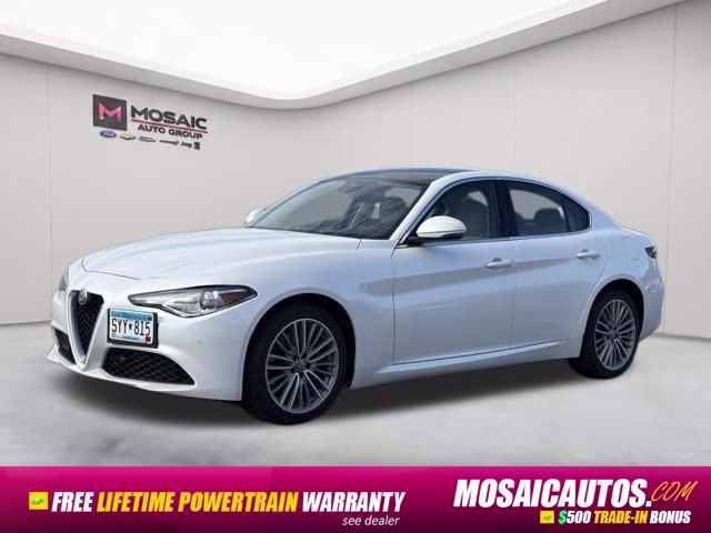 2019 Trofeo White Tri-Coat Alfa Romeo Giulia Ti AWD Sedan