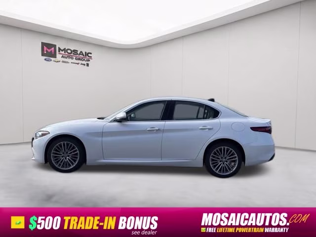 2019 Trofeo White Tri-Coat Alfa Romeo Giulia Ti AWD Sedan