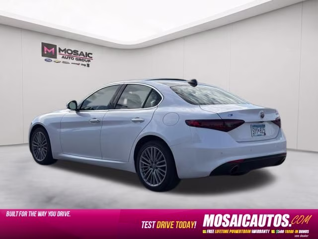 2019 Trofeo White Tri-Coat Alfa Romeo Giulia Ti AWD Sedan