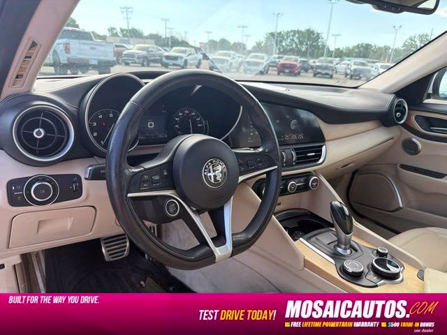 2019 Trofeo White Tri-Coat Alfa Romeo Giulia Ti AWD Sedan
