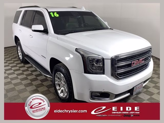 2016 Summit White GMC Yukon SLT 4X4 SUV