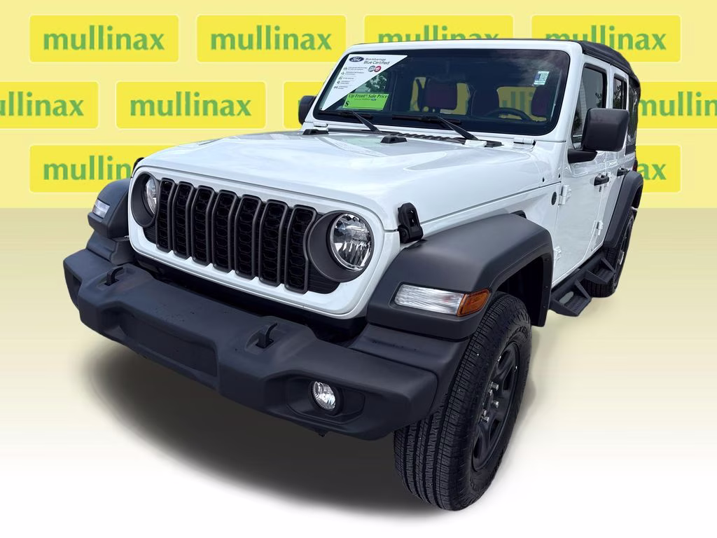 2026 Bright White Clearcoat Jeep Wrangler Sport 4X4 SUV