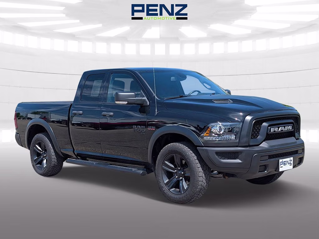 2021 Diamond Black Crystal Pearlcoat Ram 1500 Classic Warlock 4X4 Truck