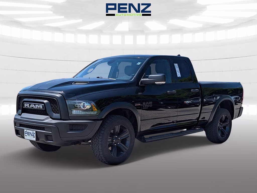 2021 Diamond Black Crystal Pearlcoat Ram 1500 Classic Warlock 4X4 Truck