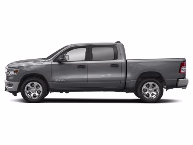 2023 Billet Silver Metallic Clearcoat Ram 1500 Big Horn 4X4 Truck