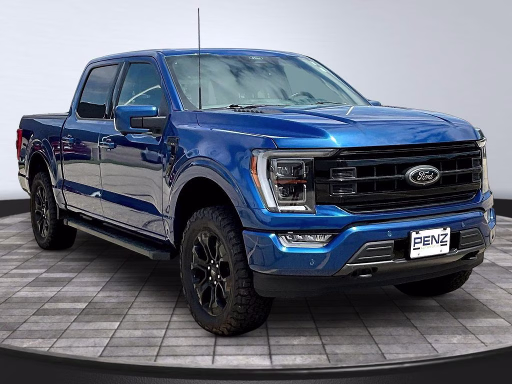 2022 Atlas Blue Metallic Ford F-150 Lariat 4X4 Truck
