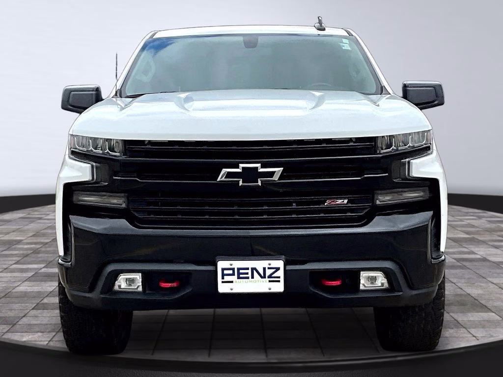 2019 Summit White Chevrolet Silverado 1500 LT Trail Boss 4X4 Truck