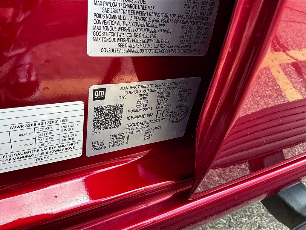 2024 Radiant Red Tintcoat Chevrolet Silverado 1500 RST 4X4 Truck