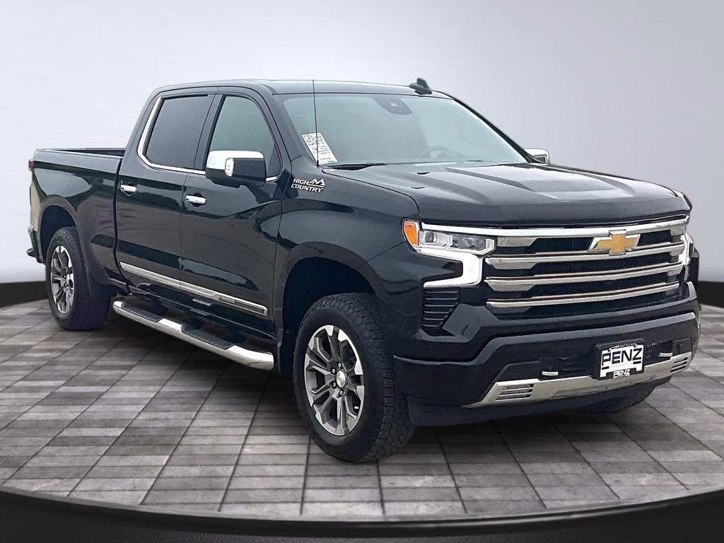 2022 Black Chevrolet Silverado 1500 High Country 4X4 Truck