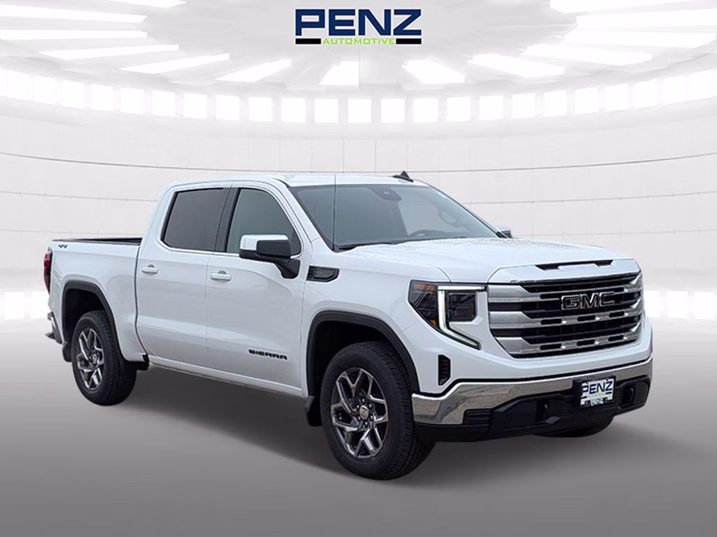 2026 Summit White GMC Sierra 1500 SLE 4X4 Truck