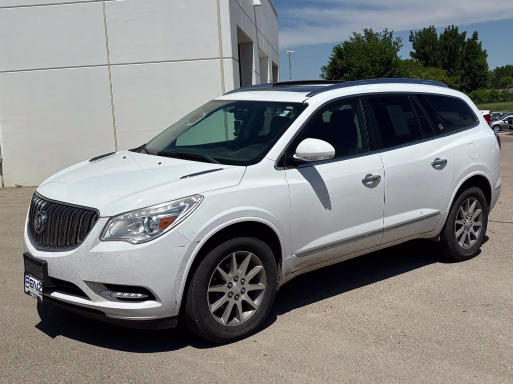 2016 Summit White Buick Enclave Leather Group FWD SUV