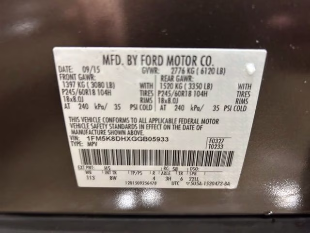 2016 Caribou Metallic Ford Explorer XLT 4X4 SUV